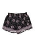 Maurices 100% Polyester Paisley Black Shorts Size L - photo 2