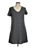 Nine West Solid Gray Casual Dress Size M - photo 1