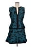 BCBGMAXAZRIA 100% Polyester Teal Cocktail Dress Size 8 - photo 1