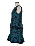BCBGMAXAZRIA 100% Polyester Teal Cocktail Dress Size 8 - photo 5