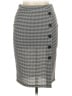 Primark Houndstooth Gray Casual Skirt Size 6 - photo 1