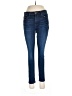 Express Outlet Solid Blue Jeans Size 10 - photo 1