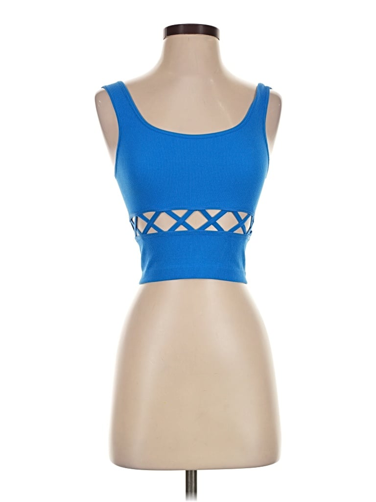 Pre-owned Anwnd Active Tank Top In Blue