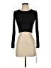 Lezat Black Long Sleeve Top Size XS - photo 1