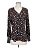 CAbi 100% Polyester Black Long Sleeve Blouse Size S - photo 1