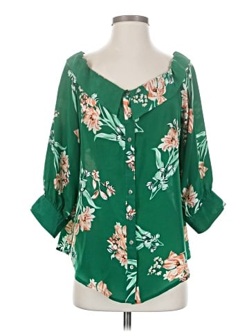Tolani 3/4 Sleeve Blouse (view 1)