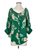 Tolani Green 3/4 Sleeve Blouse Size S - photo 1