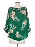 Tolani Green 3/4 Sleeve Blouse Size S - photo 2