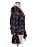 Parker 100% Silk Black Long Sleeve Silk Top Size XS - photo 4