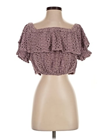 Free People Short Sleeve Blouse (view 1)