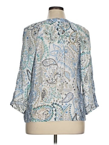 Christopher & Banks 3/4 Sleeve Blouse (view 2)