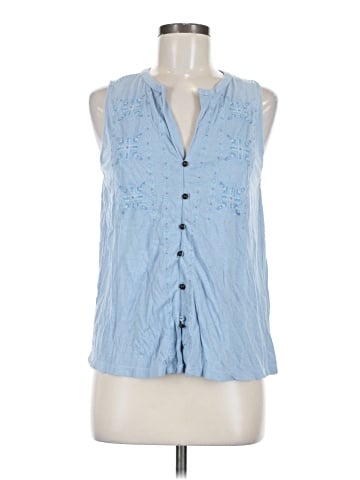 Lucky Brand Sleeveless Button-Down Shirt (view 1)