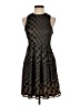 Hunter Dixon 100% Polyester Polka Dots Black Cocktail Dress Size 2 - photo 1