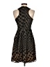Hunter Dixon 100% Polyester Polka Dots Black Cocktail Dress Size 2 - photo 2