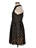 Hunter Dixon 100% Polyester Polka Dots Black Cocktail Dress Size 2 - photo 5