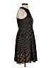 Hunter Dixon 100% Polyester Polka Dots Black Cocktail Dress Size 2 - photo 4