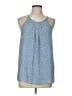 Papermoon Blue Sleeveless Blouse Size L - photo 1