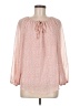 Unbranded 100% Cotton Pink Long Sleeve Blouse Size M - photo 1