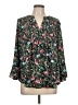 Style&Co 100% Polyester Floral Green 3/4 Sleeve Blouse Size L - photo 1