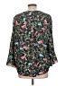 Style&Co 100% Polyester Floral Green 3/4 Sleeve Blouse Size L - photo 2
