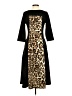 White Mark Animal Print Black Casual Dress Size S - photo 2