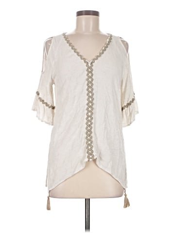Democracy 3/4 Sleeve Blouse (view 1)