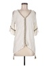 Democracy Ivory 3/4 Sleeve Blouse Size M - photo 1