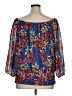 Colleen Lopez Blue 3/4 Sleeve Blouse Size 1X - photo 2