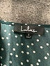 Lulus 100% Polyester Polka Dots Teal Green Long Sleeve Blouse Size S - photo 7