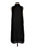 H&M 100% Polyester Solid Black Casual Dress Size S - photo 1