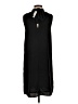 H&M 100% Polyester Solid Black Casual Dress Size S - photo 2
