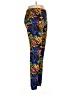 Viv Collection Print Blue Active Pants Size 0X - photo 4