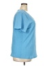 Absolutely Famous Blue Short Sleeve Top Size 2X - photo 4