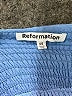 Reformation 100% Viscose Blue 3/4 Sleeve Blouse Size XS - photo 7