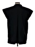 Athleta 100% Polyester Black Short Sleeve Blouse Size L - photo 2