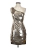 Forever 21 100% Polyester Metallic Silver Cocktail Dress Size S - photo 1