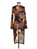 Shein Graphic Brown Casual Dress Size 4 - photo 1