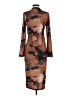 Shein Graphic Brown Casual Dress Size 4 - photo 2