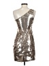 Forever 21 100% Polyester Metallic Silver Cocktail Dress Size S - photo 2