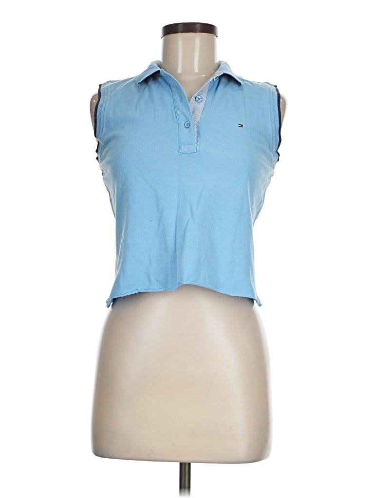 Pre-owned Tommy Hilfiger Sleeveless T-shirt In Blue