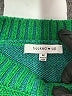 Hooked Up Solid Green Pullover Sweater Size M - photo 7