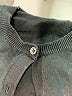 J.Crew 100% Cotton Solid Black Cardigan Size 4 (estimated) - photo 3