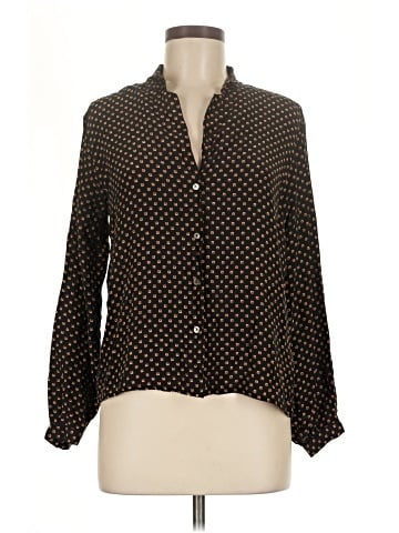 Jack Mulqueen Long Sleeve Silk Top (view 1)