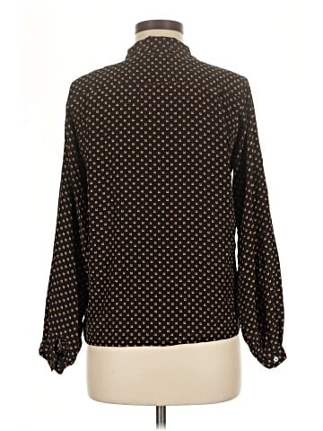 Jack Mulqueen Long Sleeve Silk Top (view 2)