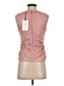 S'edge 100% Polyester Pink Sleeveless Blouse Size S - photo 2