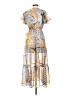 Live 4 Truth 100% Polyester Print Blue Casual Dress Size S - photo 2