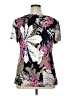 Cathy Black Short Sleeve Blouse Size XL - photo 2