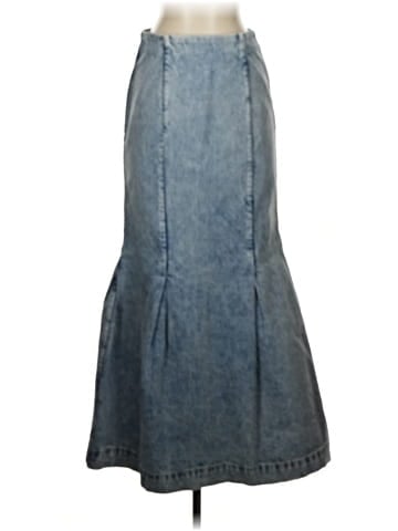 Khaite Denim Skirt (view 1)
