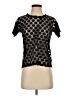 Hi-Line Black Short Sleeve Top Size XS - photo 1