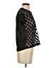 Hi-Line Black Short Sleeve Top Size XS - photo 4